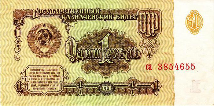 банкноты СССР 1961 год