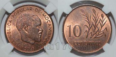 �������� 10 �������� 1975� � ����� ��� MS63RB, #460-666