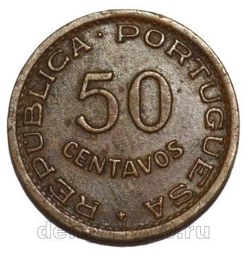 Ангола 50 сентаво 1957 года, #763-327