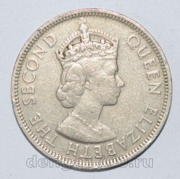 Маврикий 1 рупия 1971 года Елизавета II, #813-0328