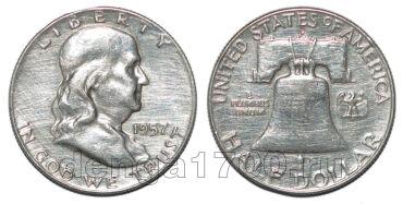  1/2  1957 D , #828-034