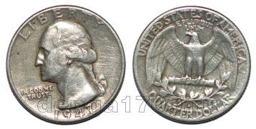  1/4  1947 D , #828-037