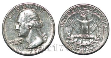  1/4  1962 D , #828-046