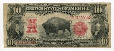  Legal Tender Note 10  1901    31780968 , #l557-002