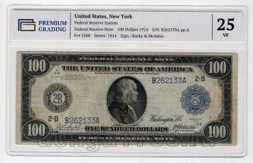  100  1914 262133   PG VF25, #l908-001