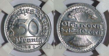 �������� 50 ��������� 1920 F � ����� ��� MS63, #s865-013
