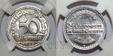 ���������� ���������� 50 ��������� 1922� G � ����� ��� MS61, #s865-028