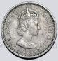 Восточные Карибы 25 центов 1955 года Елизавета II, #763-626