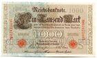 Германия 1000 марок 1910 года пресс, #1710
