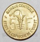 Западная Африка 5 франков 1989 года, #214-628-08