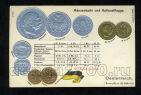 Открытка Монеты Австрии, #252-026