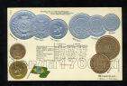 Открытка Монеты Бразилии, #252-036