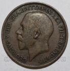 Великобритания 1 пенни 1917 года Георг V, #264-027-01