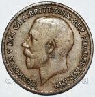 Великобритания 1 пенни 1920 года Георг V, #303-116