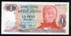 Аргентина 1 песо 1983 года UNC, #344-152