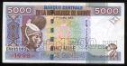 Гвинея 5000 франков 1998-2006 года, #344-315