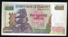 Зимбабве 500 долларов 2001 года UNC, #344-531