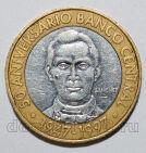 Доминиканская Республика 5 песо 1997 года 50 летие центрального банка страны, #350-690