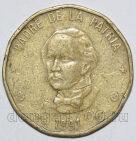 Доминиканская Республика 1 песо 1991 года, #355-516