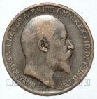 Великобритания 1 пенни 1908 года Эдуард VII, #458-4-072