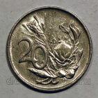 ЮАР 20 центов 1985 года, #460-369