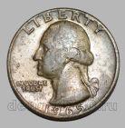 США 25 центов 1965 года, #460-860-03