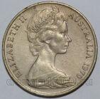 Австралия 20 центов 1970 года Утконос, #680-1106