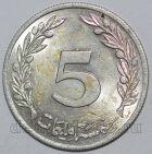 Тунис 5 миллимов 1960 года, #680-1119