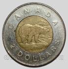 Канада 2 доллара 2006 года белый медведь, #728-012
