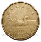 Канада 1 доллар 1990 года утка, #728-020