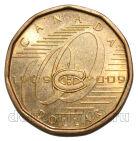 Канада 1 доллар 2009 года 100 лет хоккейному клубу Монреаль Канадиенс, #728-025