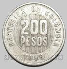 Колумбия 200 песо 1995 года, #763-572