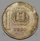 Доминикана 1 песо 1992 года, #763-589