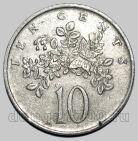 Ямайка 10 центов 1987 года, #763-637