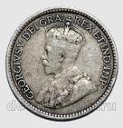 Канада 5 центов 1918 года Георг V, #788-010
