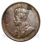 Канада 1 цент 1917 года Георг V, #788-021