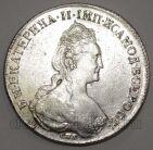1 рубль 1782 года СПБ ИЗ Екатерина II, #801-004