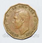 Великобритания 3 пенса 1943 года Георг VI, #813-0313