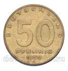 ГДР 50 пфеннигов 1950 года А , #813-0373