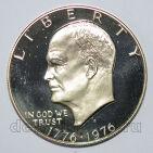 США 1 доллар 1976 года S 200 лет независимости США, #813-0572 
