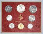 Ватикан годовой набор из 8 монет в оригинальной упаковке, #813-0646 