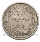 Русская Финляндия 50 пенни 1908 года L Николай II, #863-056
