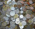 Иностранные монеты на вес 1 килограмм, #kg001