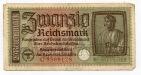 Германия 20 марок 1940-1945гг оккуп. Прибалтики C5368128, #l476-018