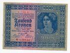 Австрия 1000 крон 1922 года UNC, #l638-115